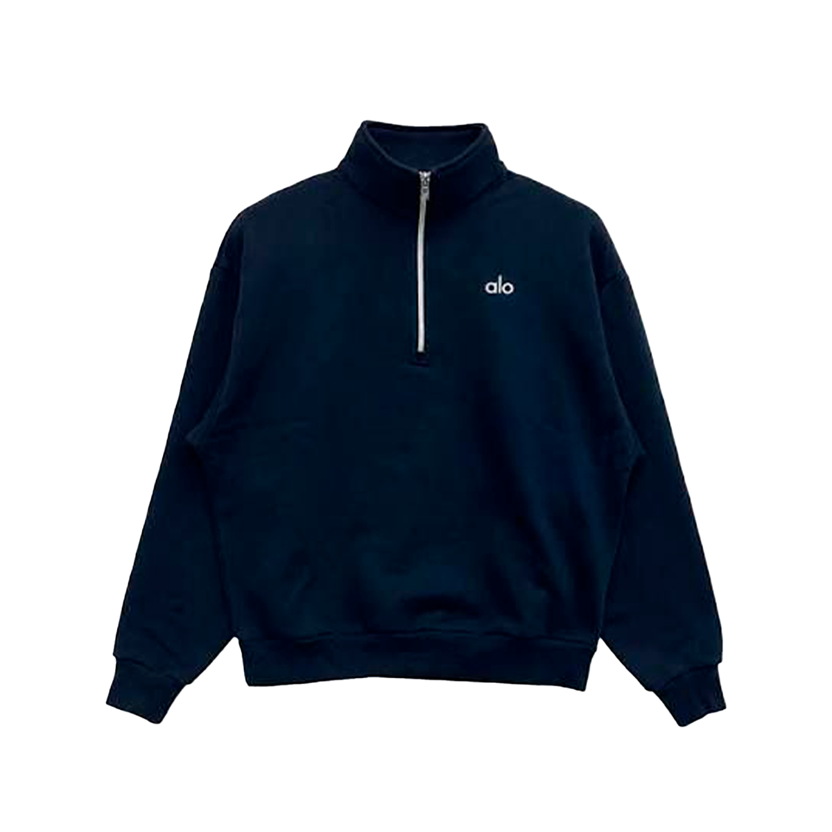 ALO QUATER ZIP NAVY BLUE