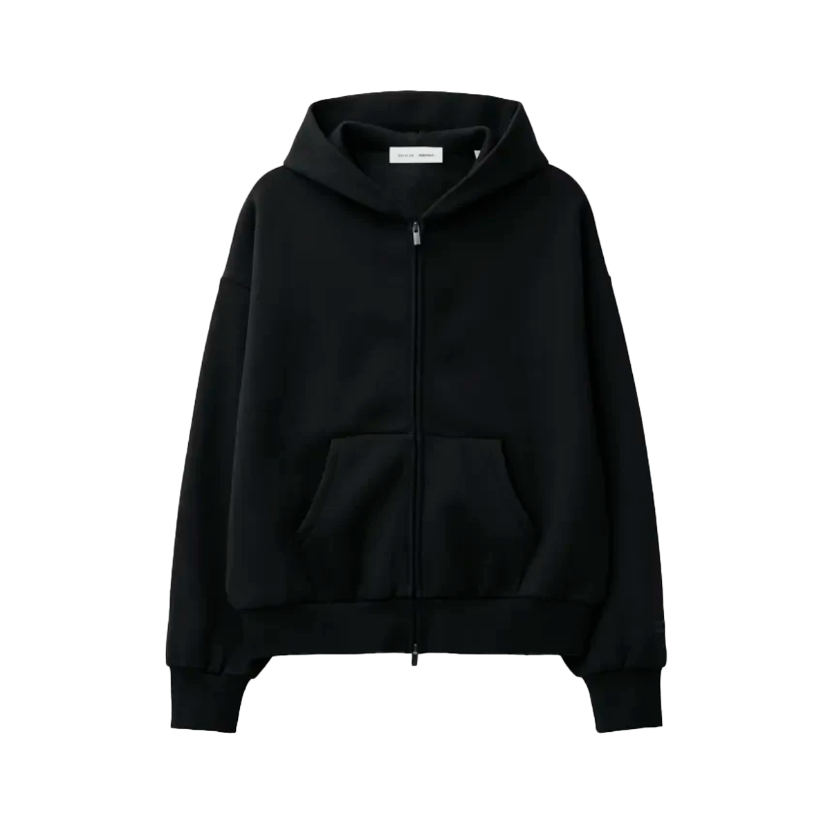 Essentials Zip Jet Black